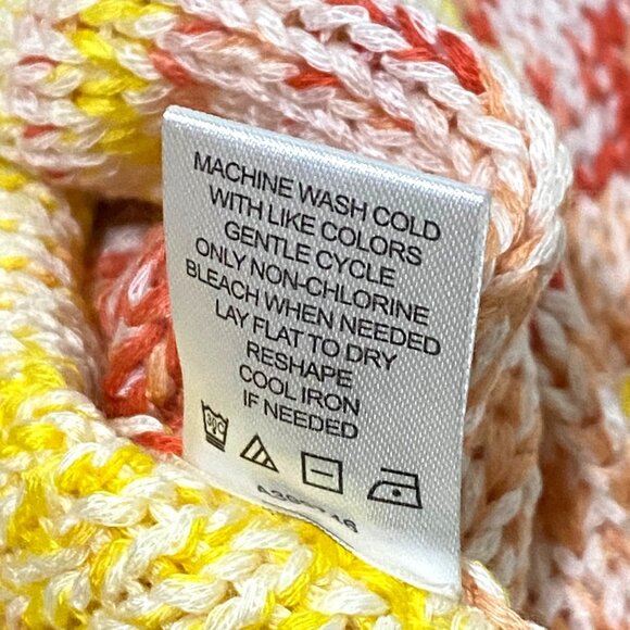 Laurie Felt Baja Sweater M to L Fringe Hem Beachy California Vibes Southwestern - Picture 9 of 10